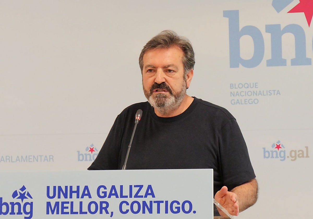 El viceportavoz del BNG, Luis Bará