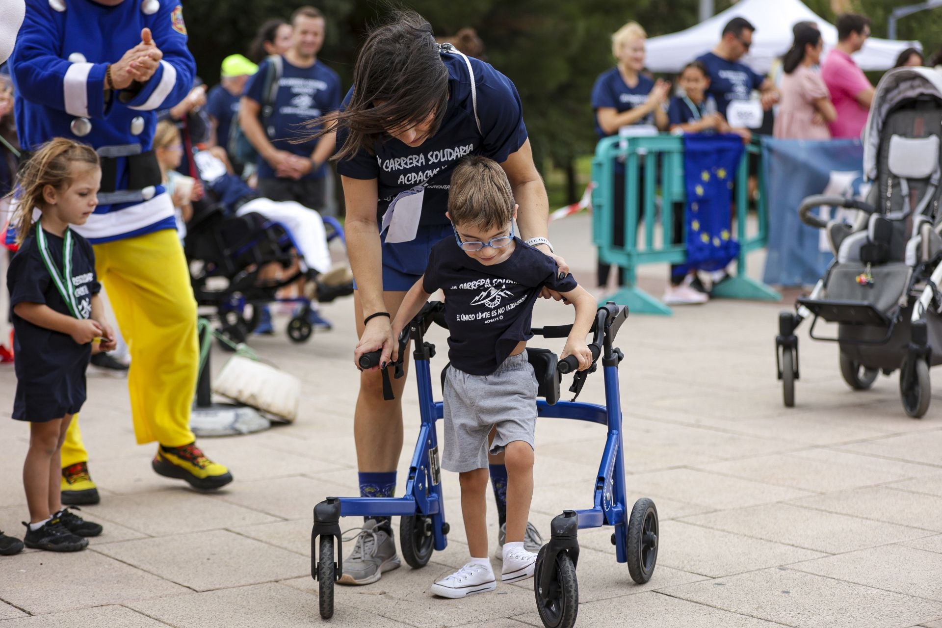 La solidaria carrera de la Asociación Cordobesa de Parálisis Cerebral, en imágenes