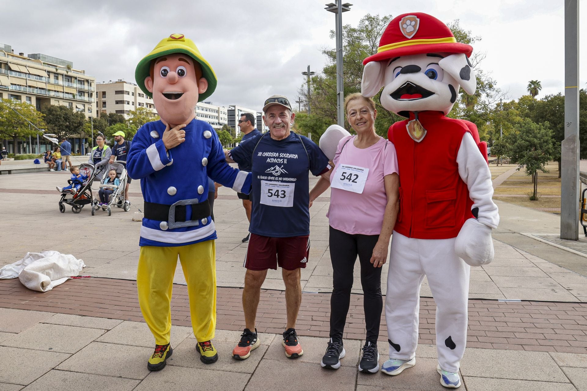 La solidaria carrera de la Asociación Cordobesa de Parálisis Cerebral, en imágenes