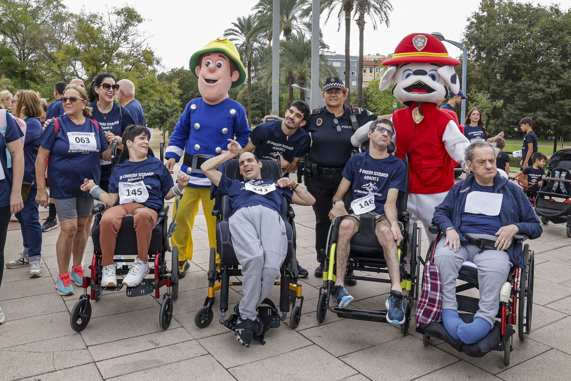 La solidaria carrera de la Asociación Cordobesa de Parálisis Cerebral, en imágenes