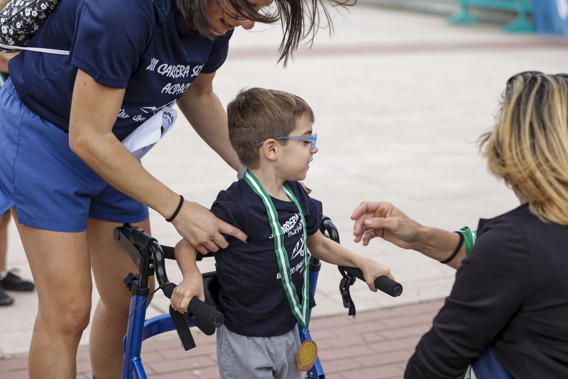 La solidaria carrera de la Asociación Cordobesa de Parálisis Cerebral, en imágenes