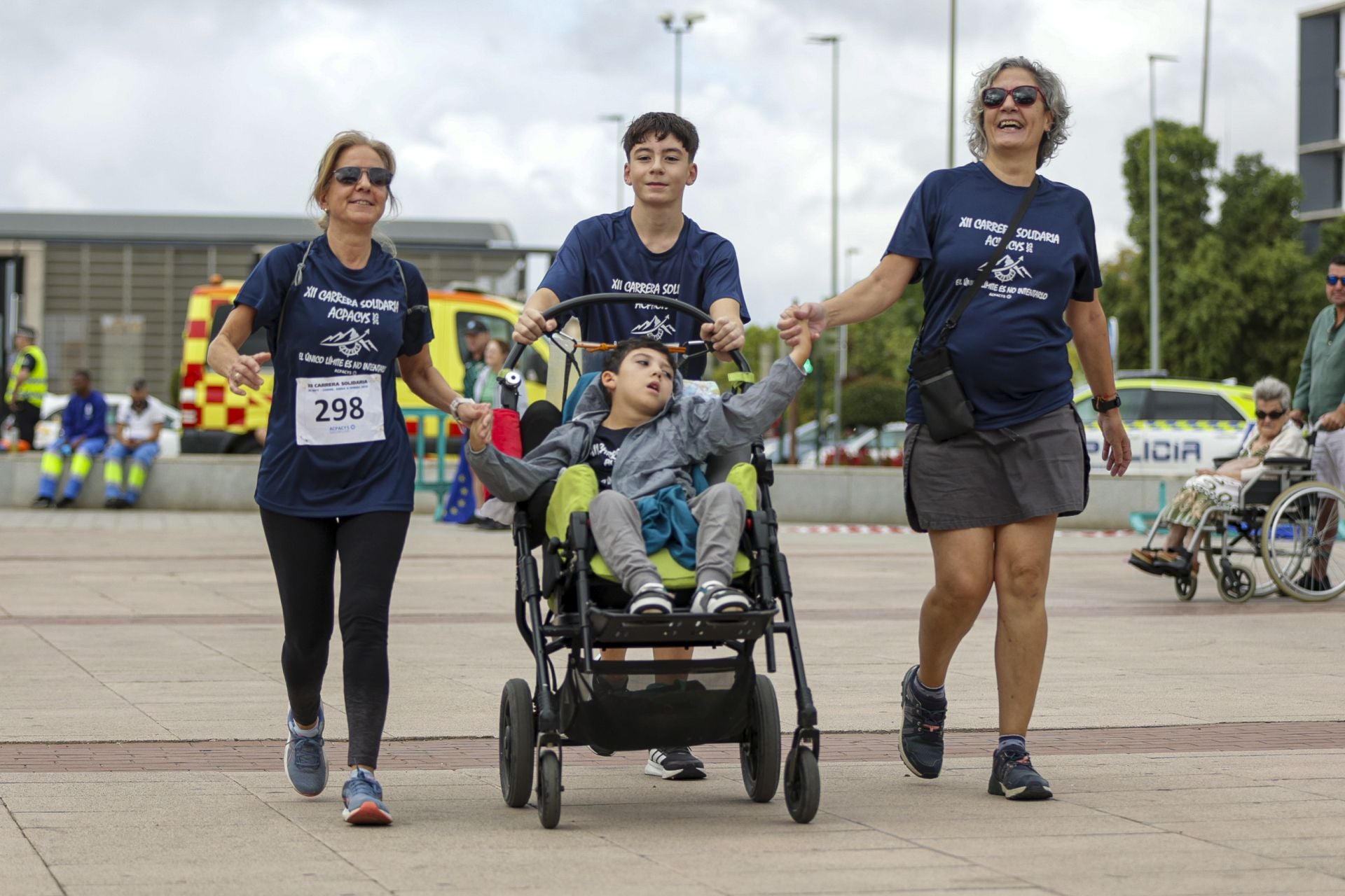 La solidaria carrera de la Asociación Cordobesa de Parálisis Cerebral, en imágenes