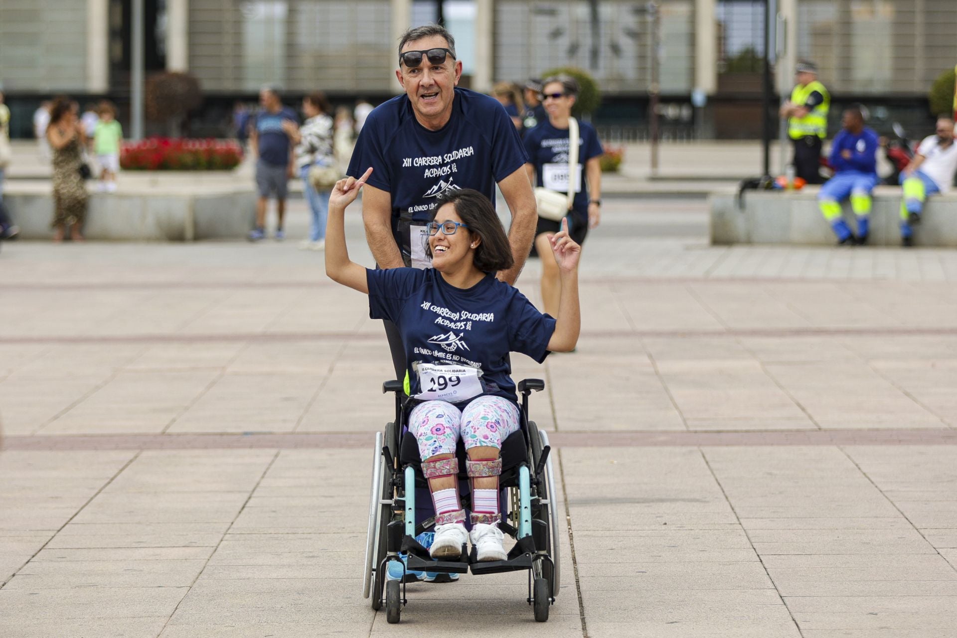 La solidaria carrera de la Asociación Cordobesa de Parálisis Cerebral, en imágenes
