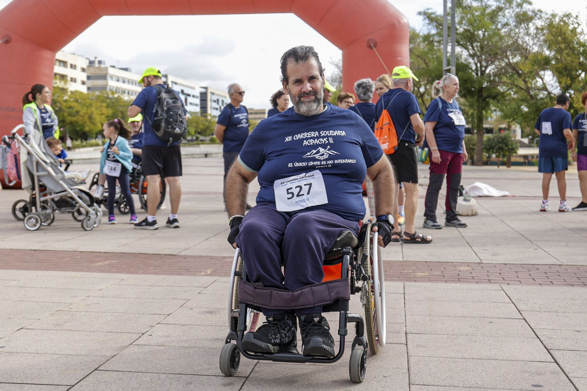La solidaria carrera de la Asociación Cordobesa de Parálisis Cerebral, en imágenes