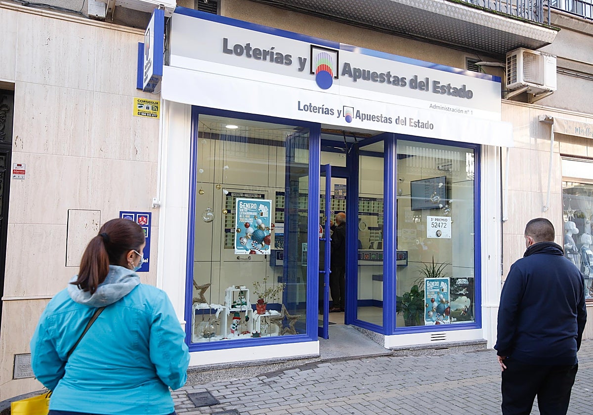 Administración de loterías en la localidad de Peñarroya-Pueblonuevo