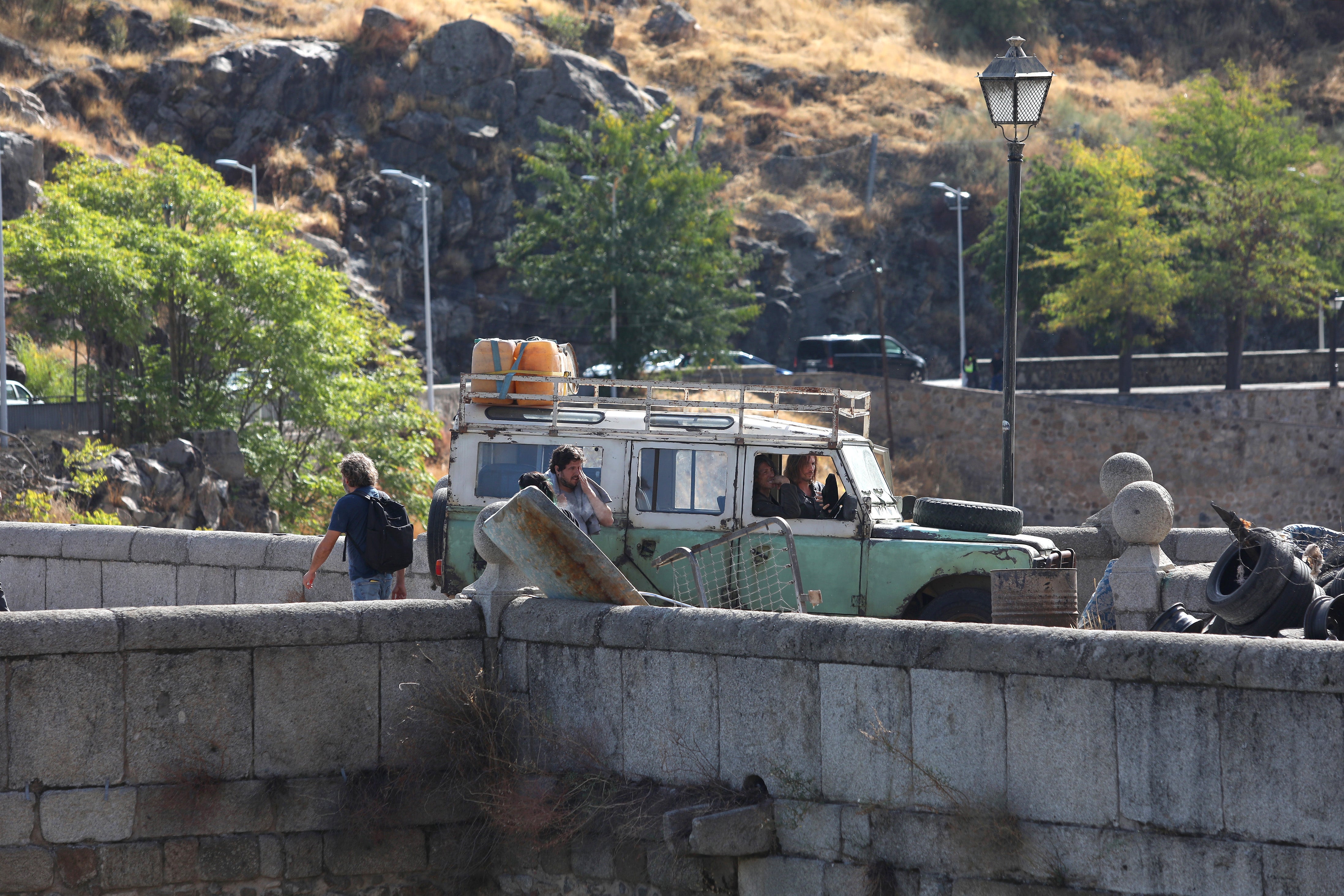 Expectación y hermetismo en el rodaje de &#039;The walking dead&#039; en Toledo