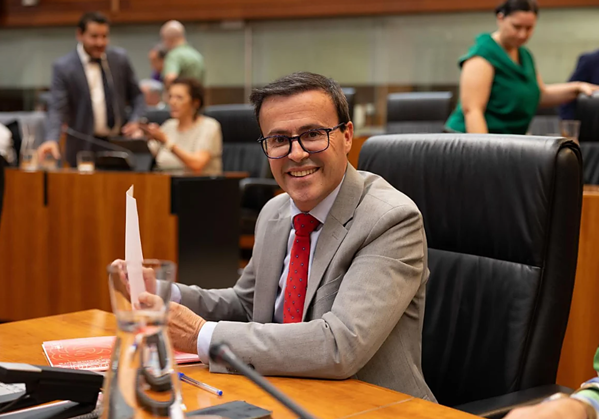 El secretario general del PSOE de Extremadura, Miguel Ángel Gallardo