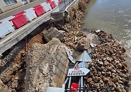 Nuevo derrumbe en el puente de San Esteban de Gormaz (Soria): cae un trozo de la acera contigua