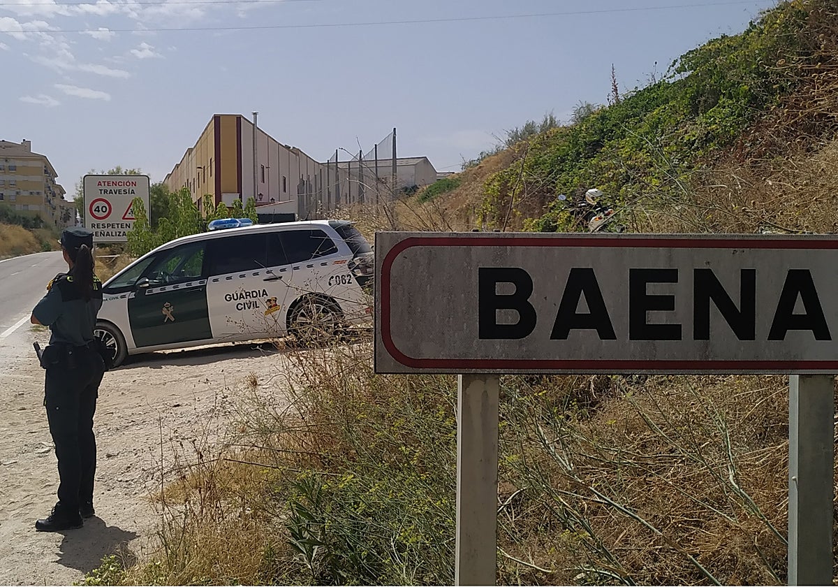 La Guardia Civil, en Baena