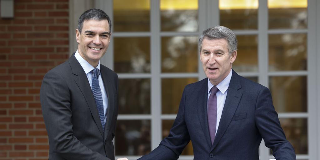 Sánchez y Feijóo pausan su enfrentamiento sobre Gaza para mostrar su apoyo al plan de paz de Trump
