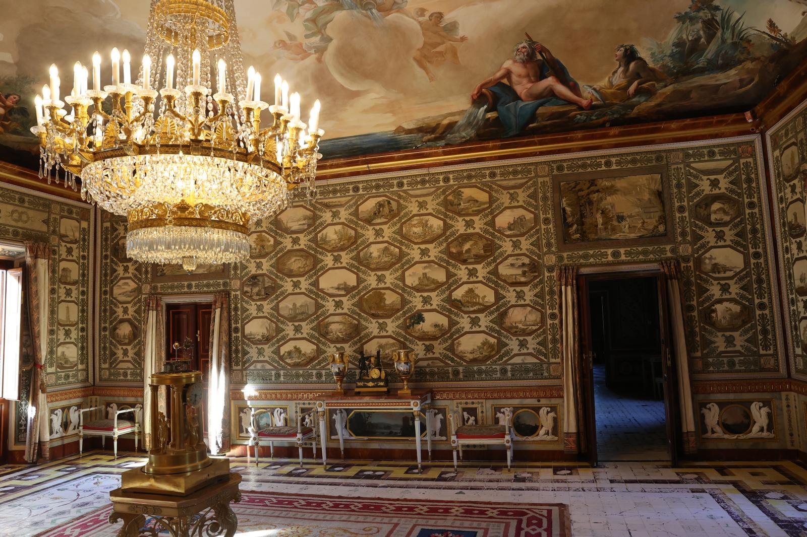 Sala de compañía del palacete ubicado en  el Real Sitio de Aranjuez