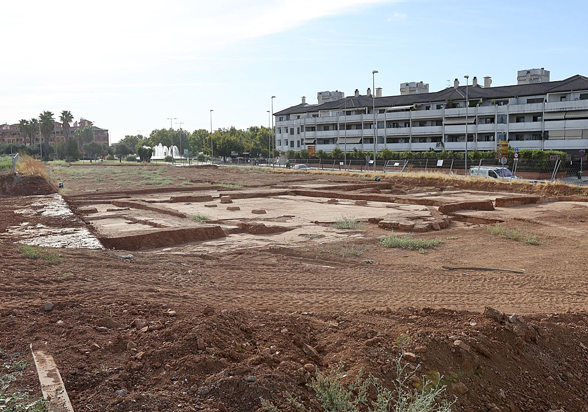 Restos del monasterio de Santa Eulalia, en los terrenos de la Ronda Norte de Córdoba