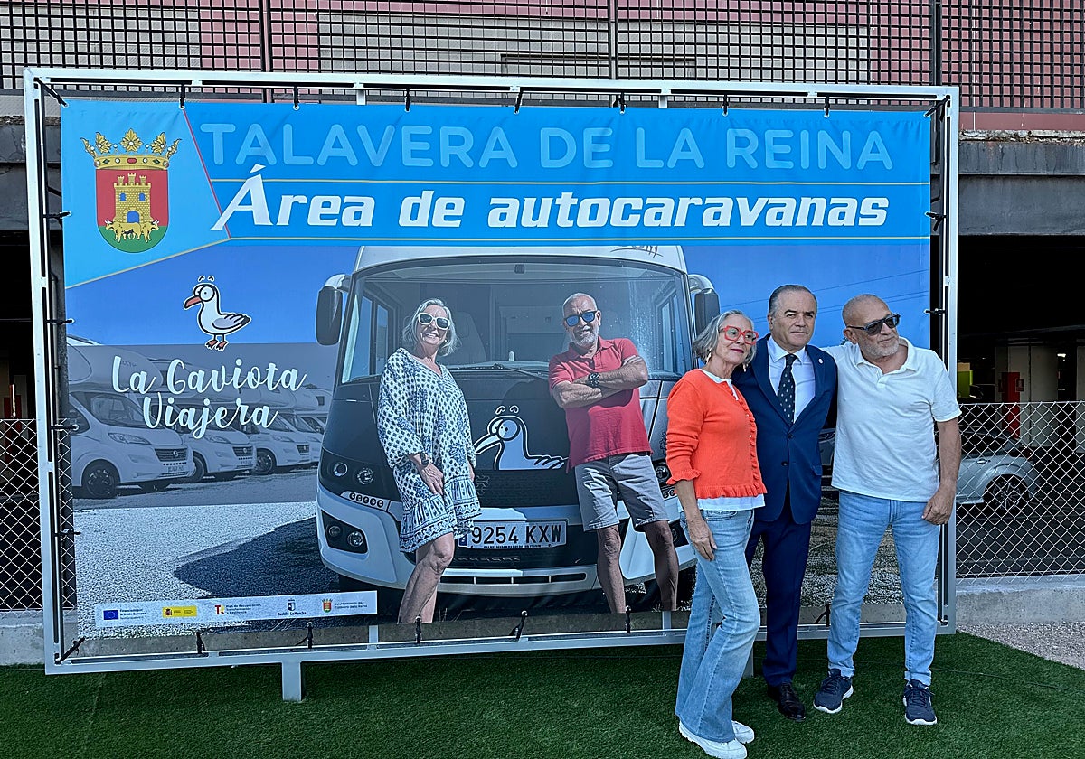 Talavera ya cuenta con un﻿ área para autocaravanas, &#039;La gaviota viajera&#039;