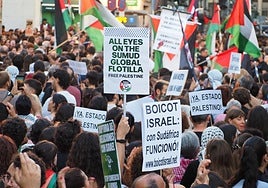 Tres trabajadores de la Complutense heridos tras la irrupción de manifestantes en apoyo a la Flotilla de Gaza en Filología y Filosofía