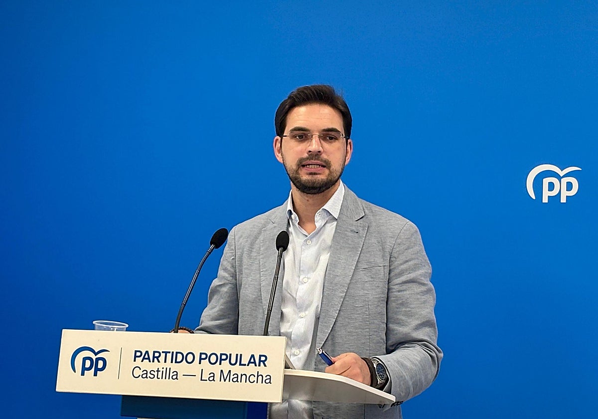 Santiago Serrano, portavoz adjunto del PP en las Cortes de Castilla-La Mancha