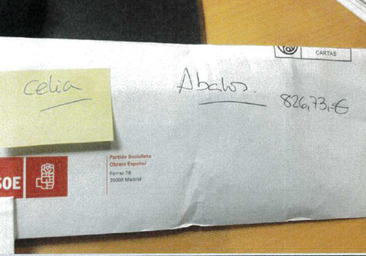 La UCO halla los sobres del PSOE