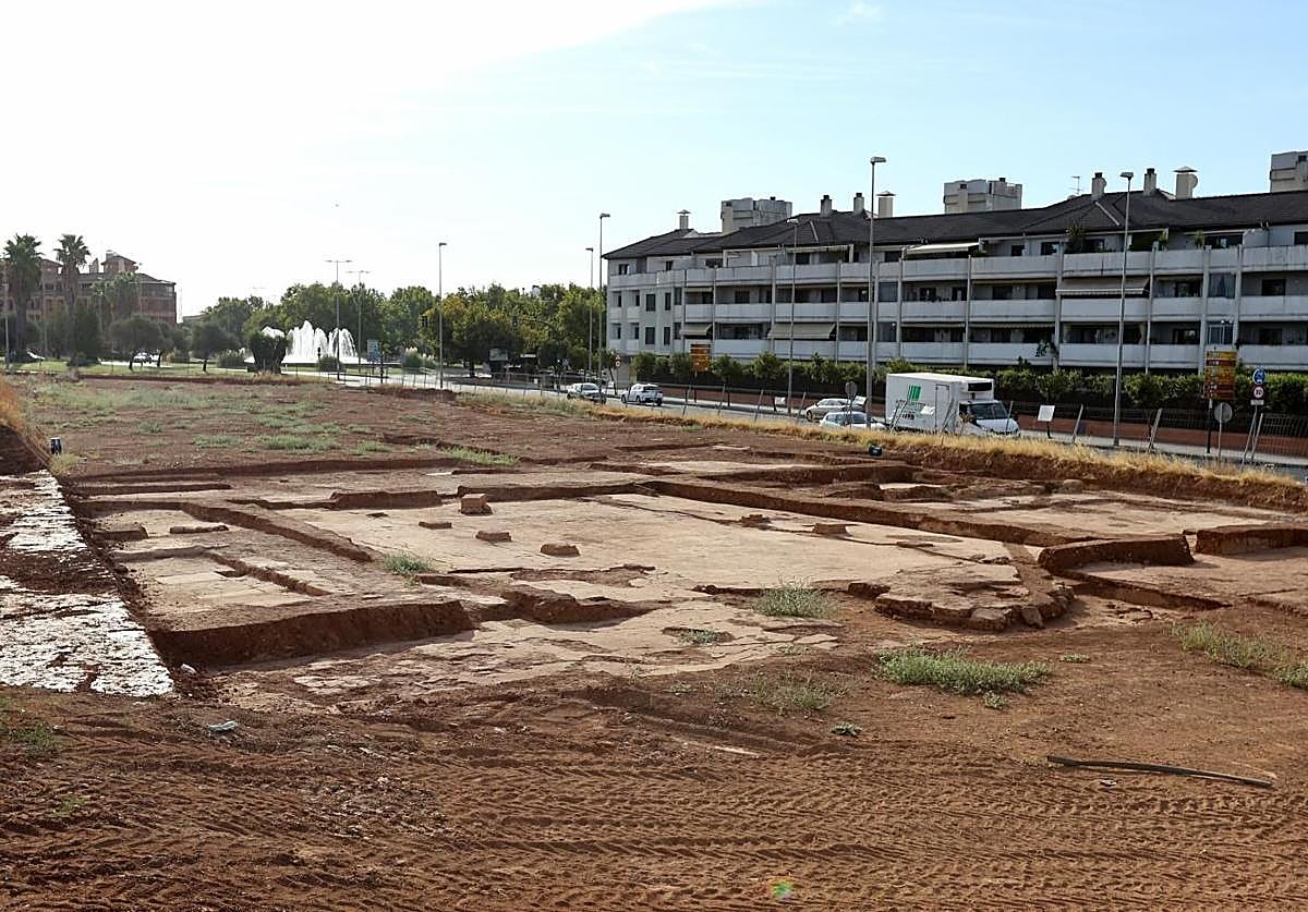 Restos arqueológicos hallados en la avenida de la Arruzafilla