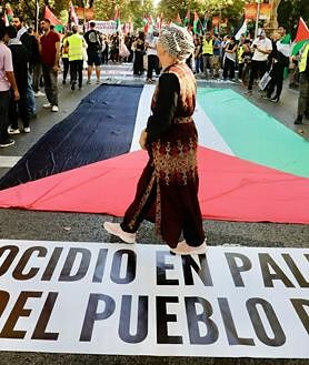 Imagen secundaria 2 - La manifestación de este sábado en Madrid.