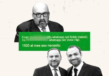 Ábalos utilizaba a su hijo como 'cajero' de buena parte del dinero en efectivo que manejaba