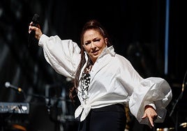 El concierto de Gloria Estefan y la Gran Cabalgata por la fiesta de la Hispanidad, en imágenes