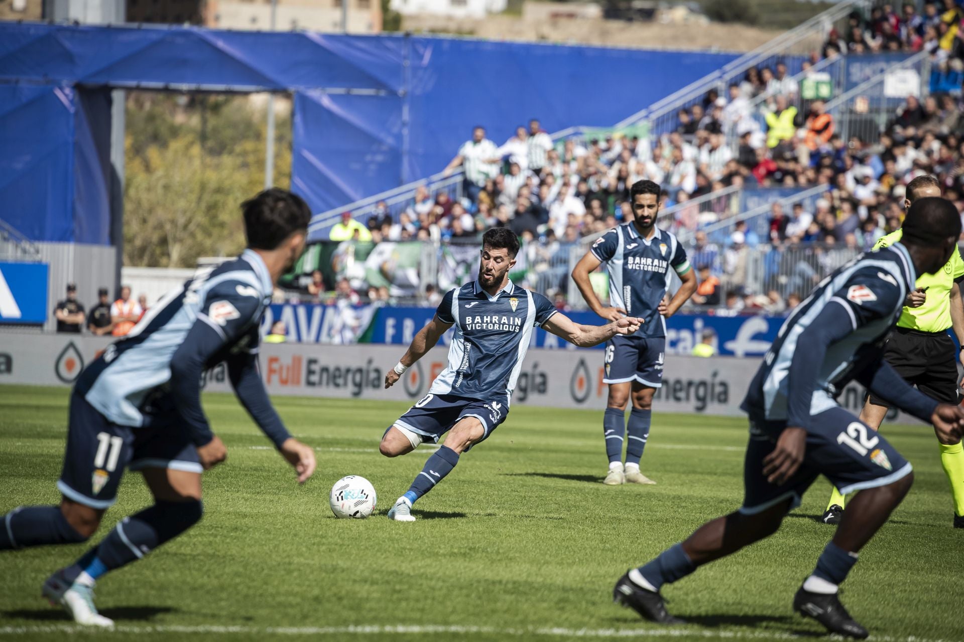 El trabajado triunfo del Córdoba en Zaragoza, en imágenes
