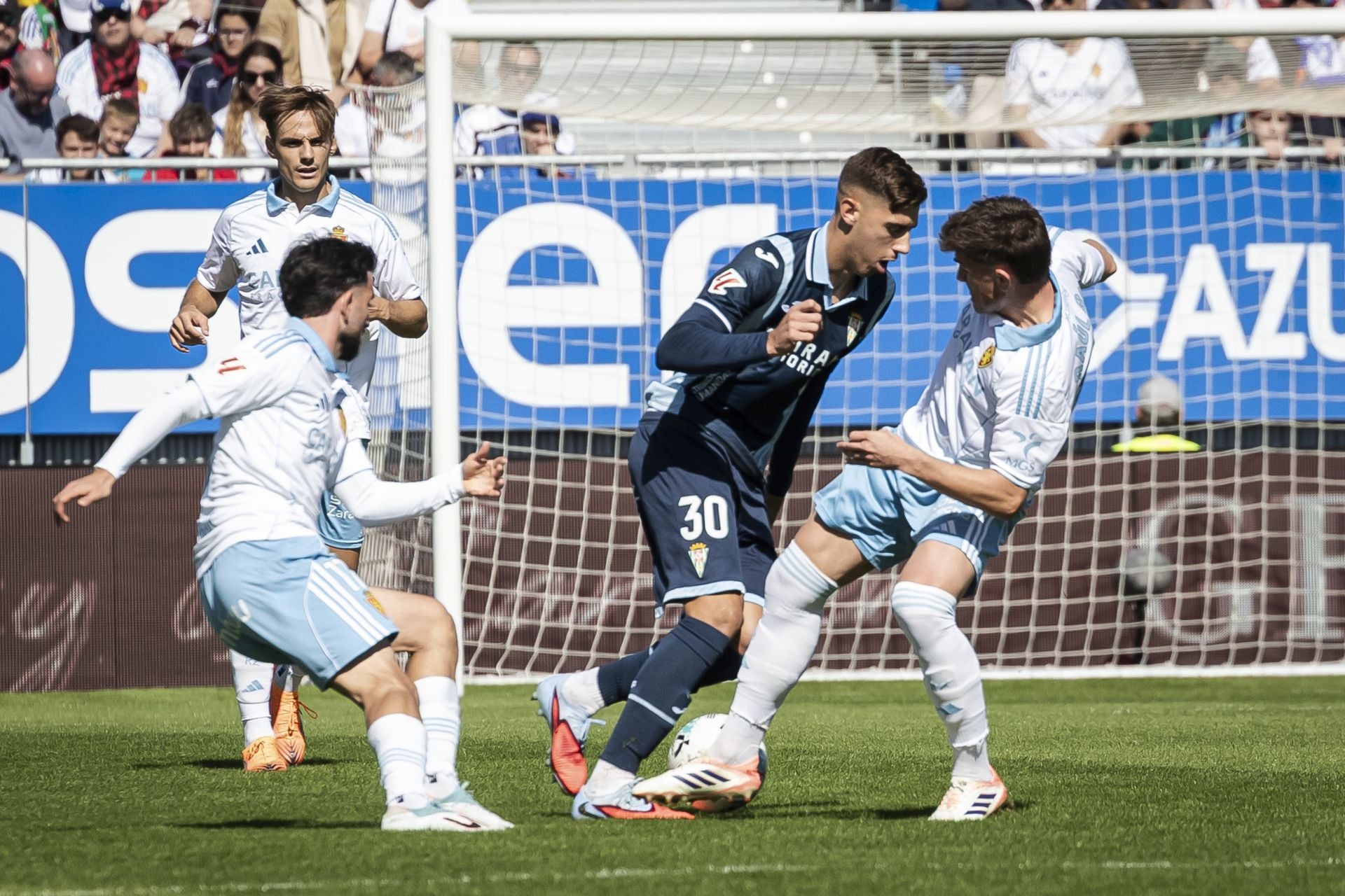 El trabajado triunfo del Córdoba en Zaragoza, en imágenes