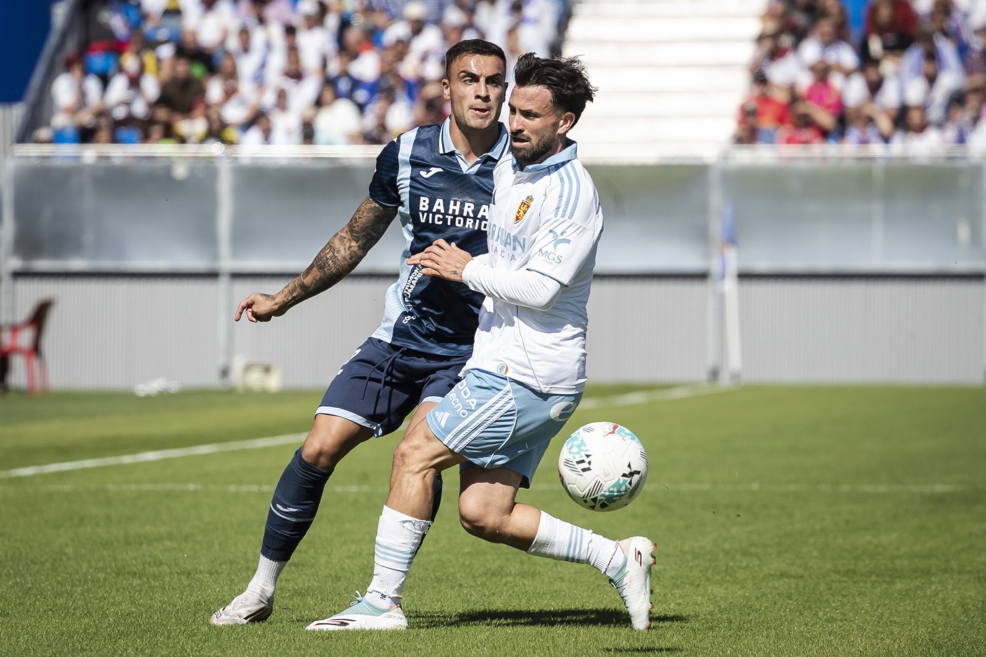 El trabajado triunfo del Córdoba en Zaragoza, en imágenes