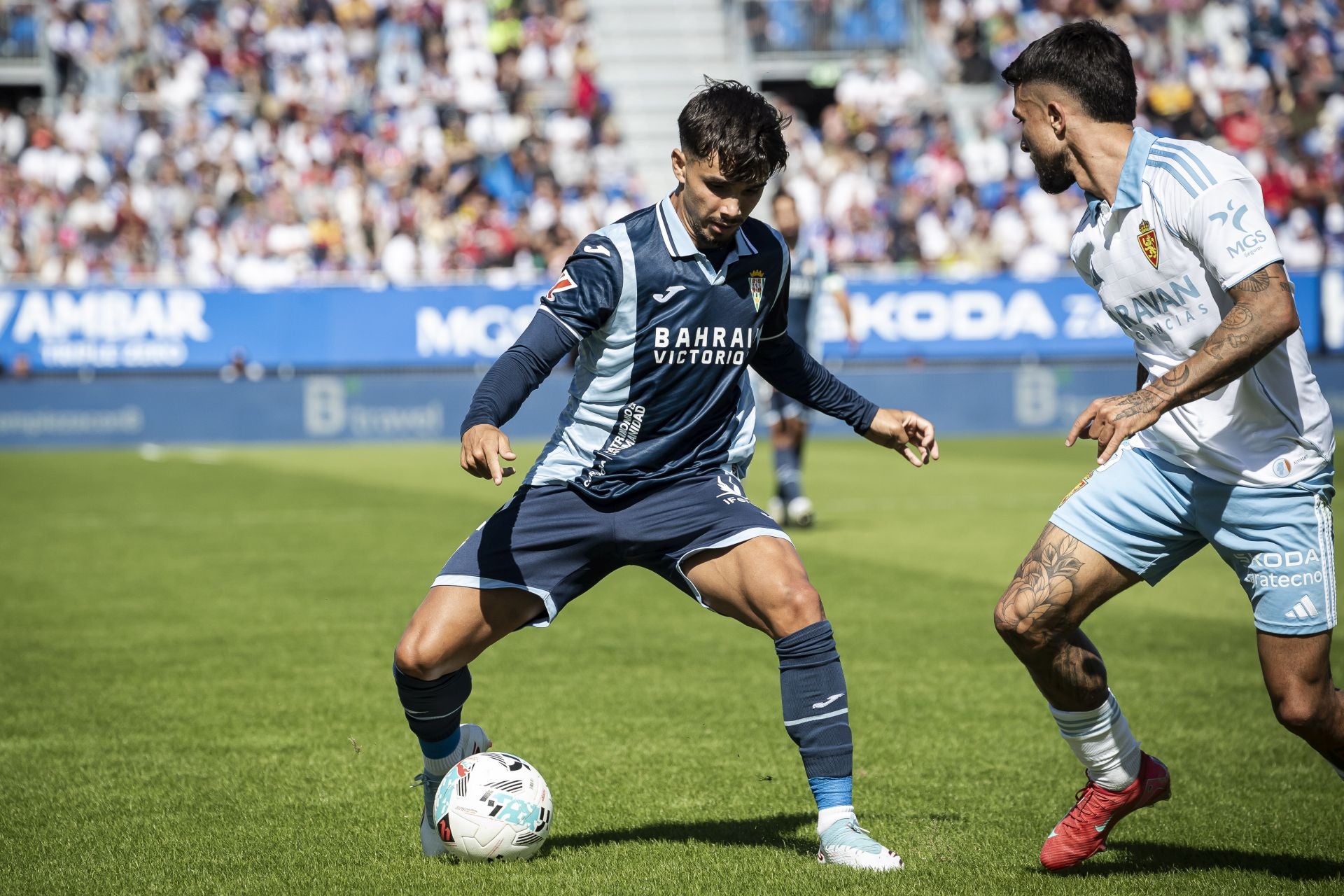 El trabajado triunfo del Córdoba en Zaragoza, en imágenes