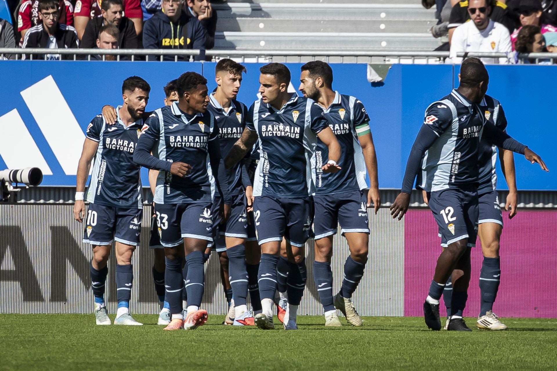 El trabajado triunfo del Córdoba en Zaragoza, en imágenes