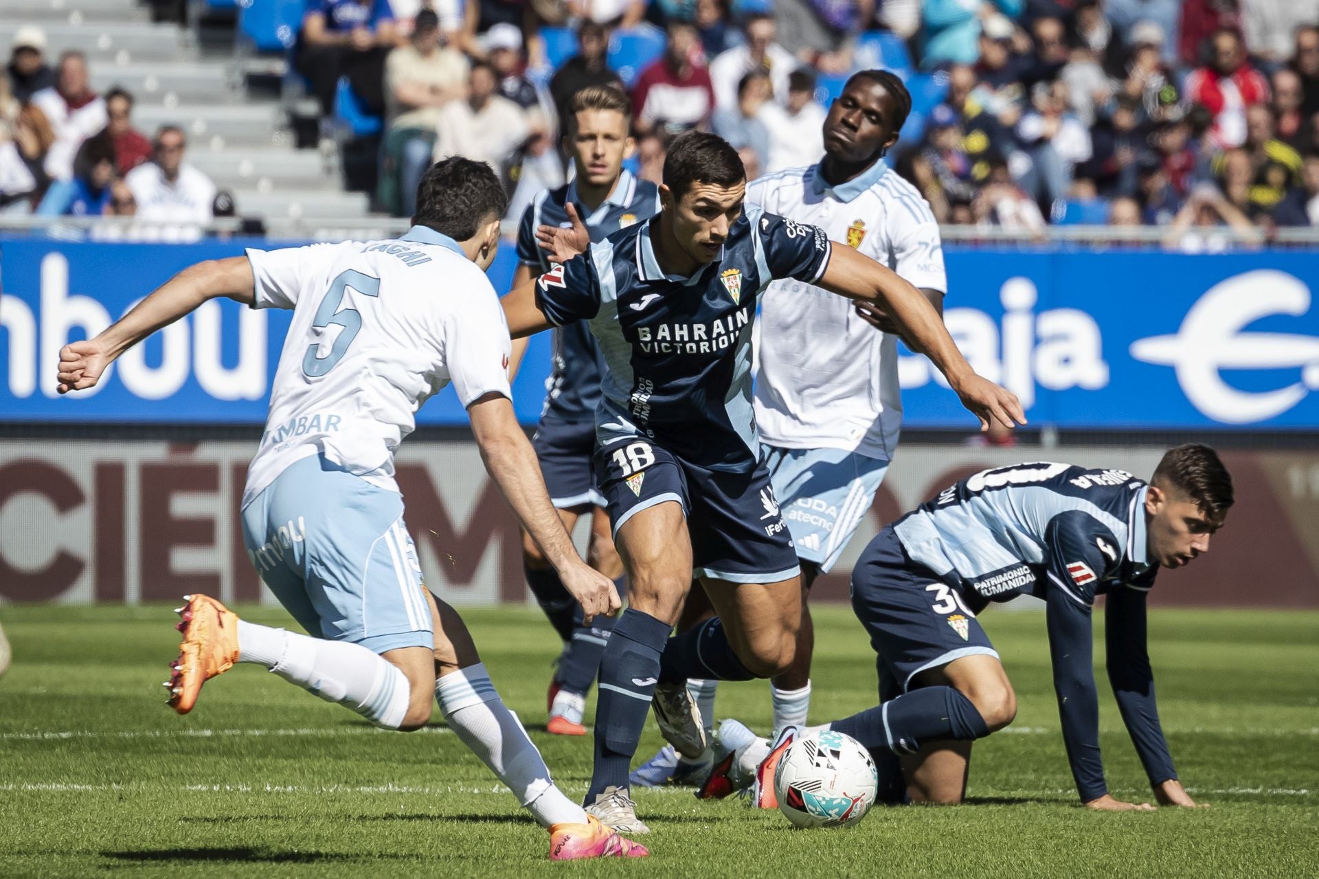 El trabajado triunfo del Córdoba en Zaragoza, en imágenes