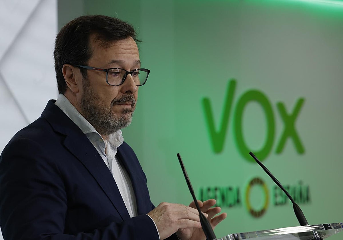El portavoz de Vox, José Antonio Fúster