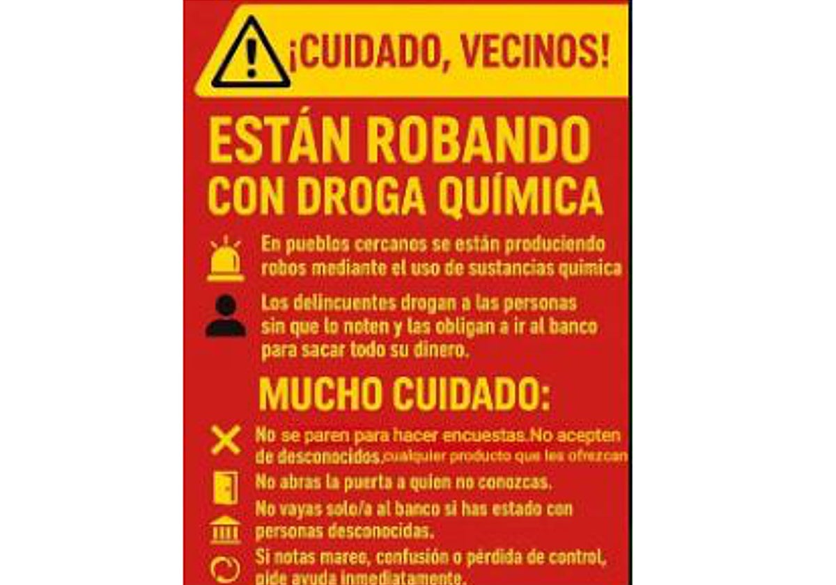 Cartel colgado en las redes sociales del Ayuntamiento de Consuegra