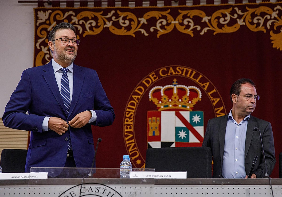 El consejero de Educación, Amador Pastor, este lunes