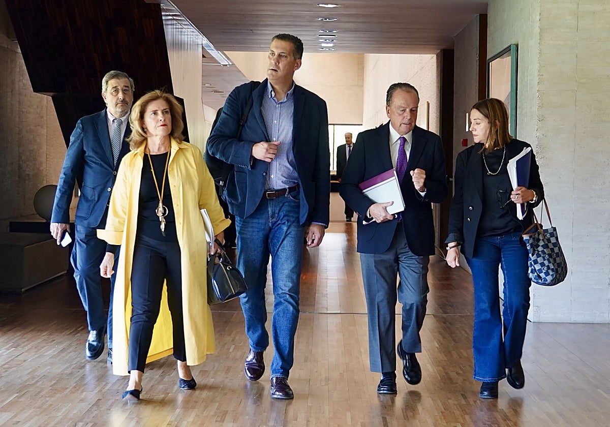 Comparecencia del presidente del Consejo de Cuentas de Castilla y León, Mario Amilivia, ante la Comisión de Economía y Hacienda de las Cortes de Castilla y León