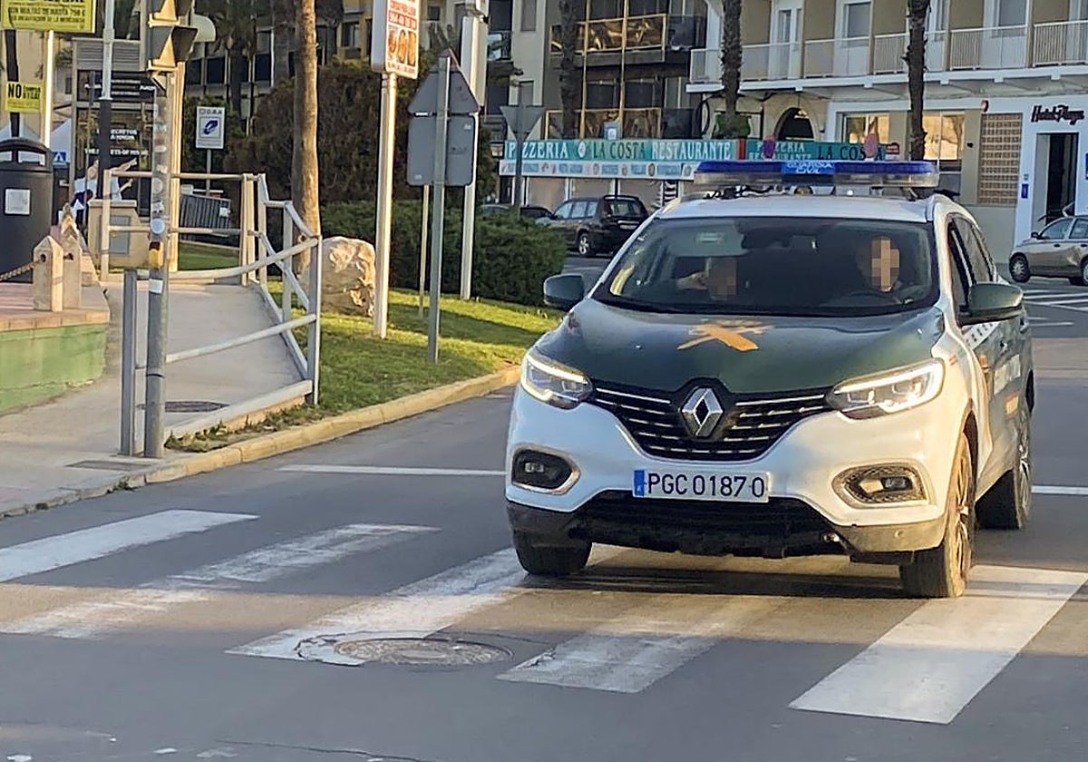 Un coche patrulla de la Guardia Civil