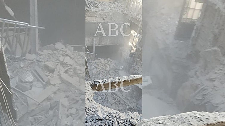 Así ha quedado el interior del edificio derrumbado en Madrid, donde se han encontrado los cuatro cuerpos sin vida