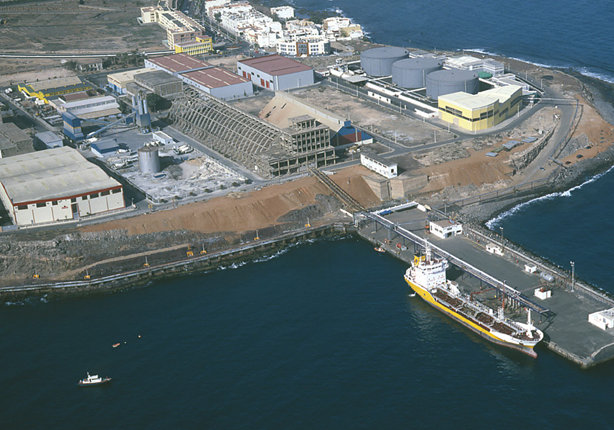 Puerto de Salinetas en foto aérea