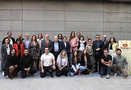 La cineasta francesa Mia Hansen-Løve, y el actor Luis Callejo, Espigas de Honor de la 70 Seminci