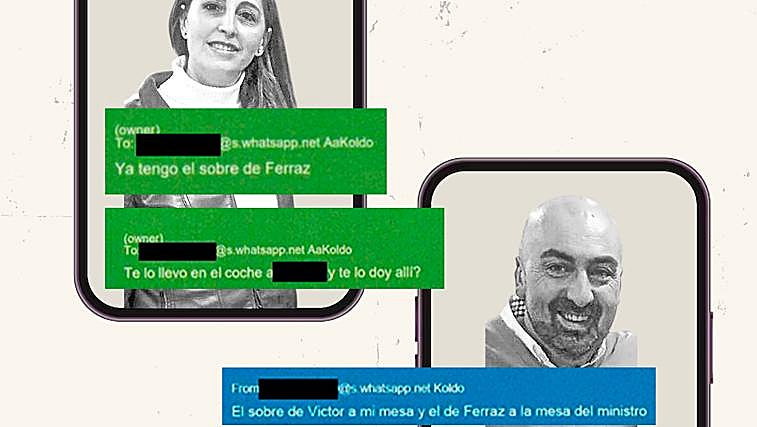 Mujeres, oro blanco y viajes: los diez mensajes de los chats entre Koldo y Ábalos