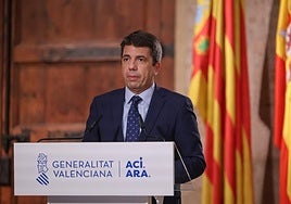 Mazón llama a la «estabilidad institucional» para la reconstrucción tras la dana y exige más financiación al Gobierno