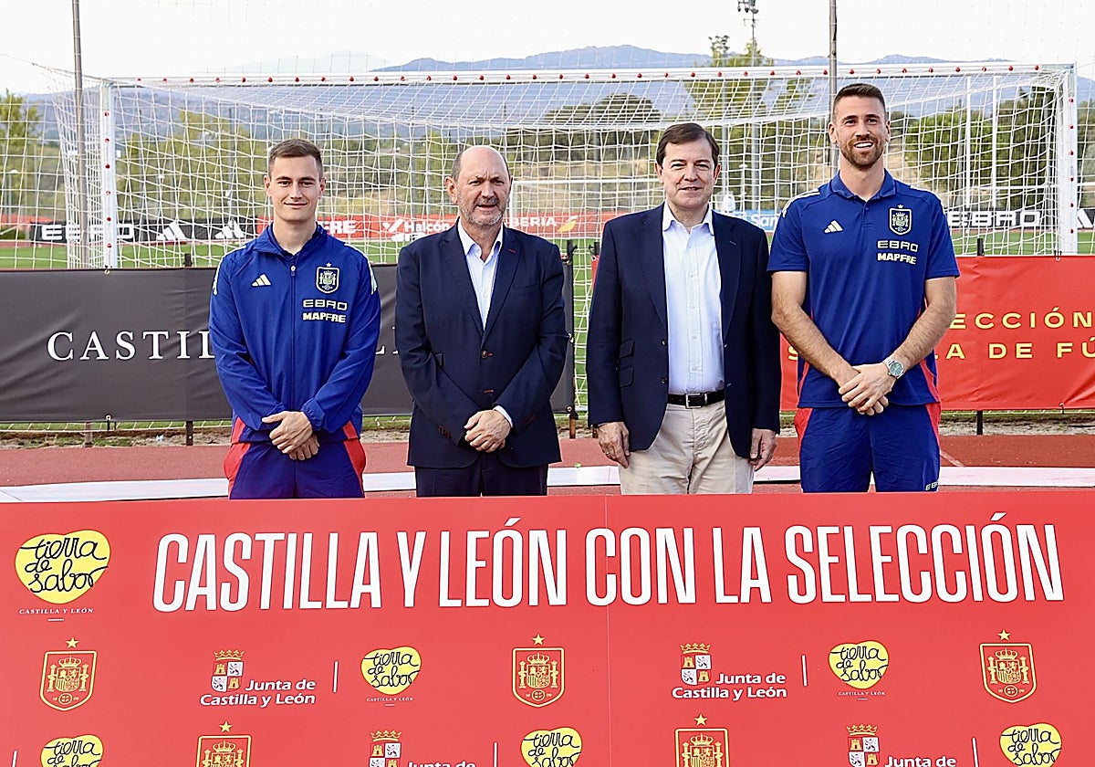 El presidente de la Junta, Alfonso Fernández Mañueco, participa en el acto de presentación del patrocinio de 'Tierra de Sabor' a la Selección Española de Fútbol