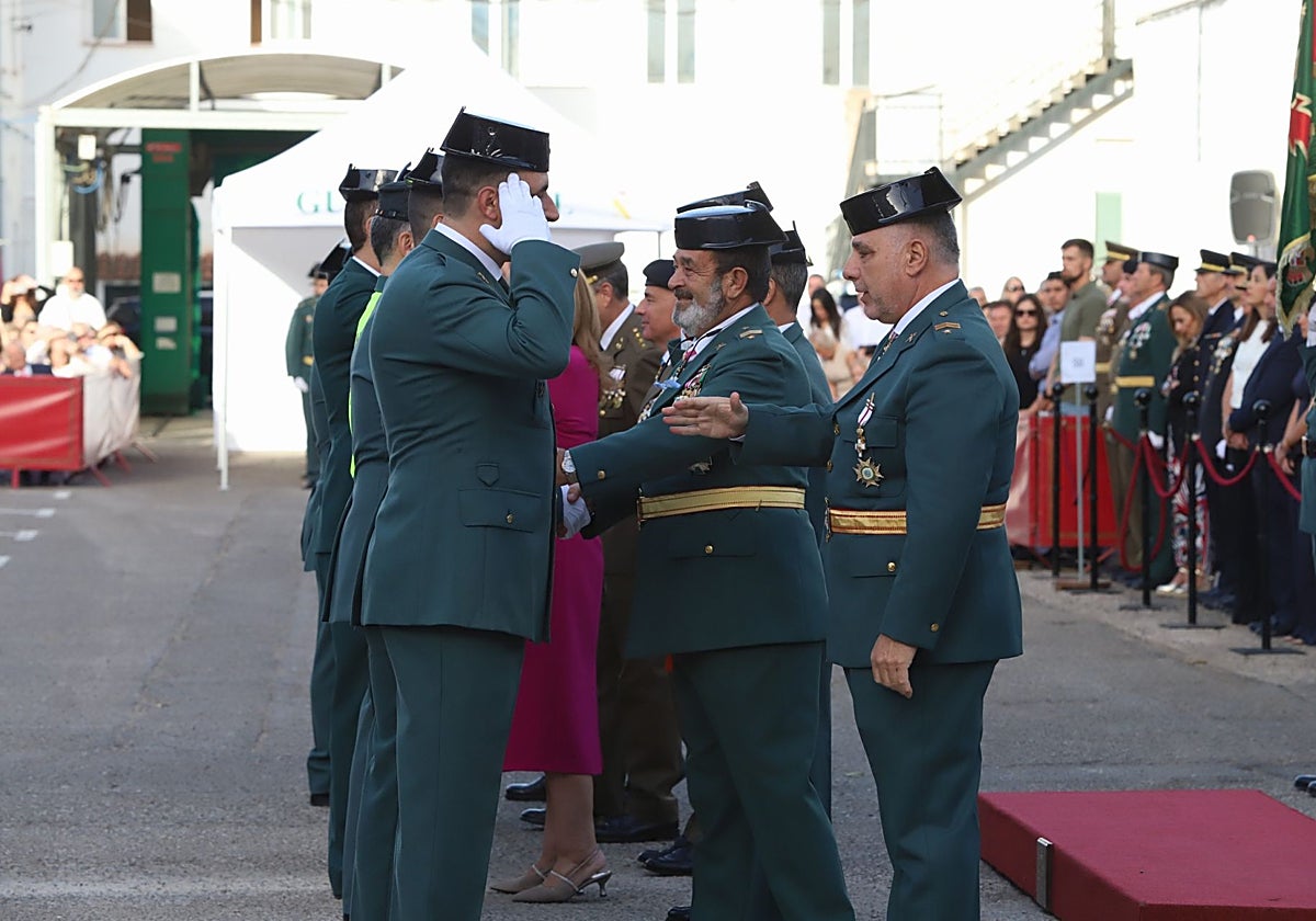La Guardia Civil durante la celebración de los actos a su Patrona la Virgen del Pilar