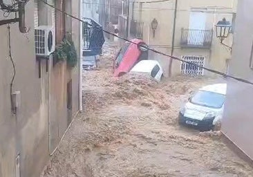 La dana Alice golpea fuerte con carreteras cortadas y gente durmiendo en polideportivos