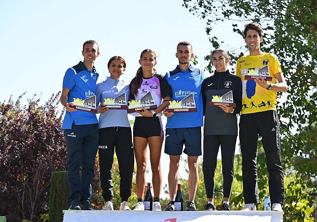 Podio masculino y femenino en Tomelloso