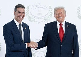 Trump pregunta a Sánchez sobre el gasto en defensa: «¿Estáis ya trabajando en el tema del PIB?»