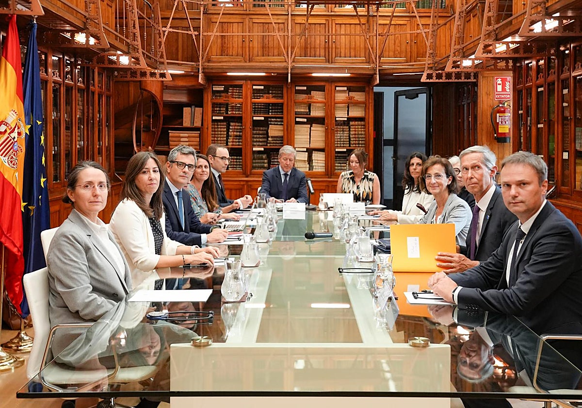 Bolaños se reúne con la Comisión de Venecia