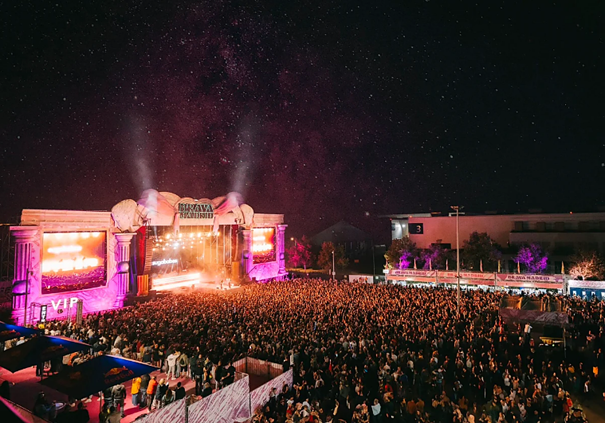 El festival Brava Madrid durante uno de sus conciertos en Ifema
