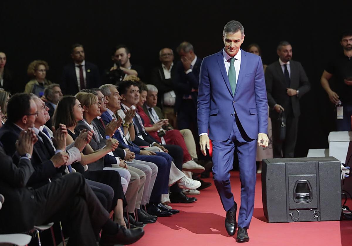 El presidente del Gobierno, Pedro Sánchez