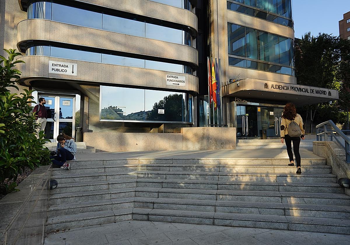 Imagen de archivo de la sede de la Audiencia Provincial de Madrid.