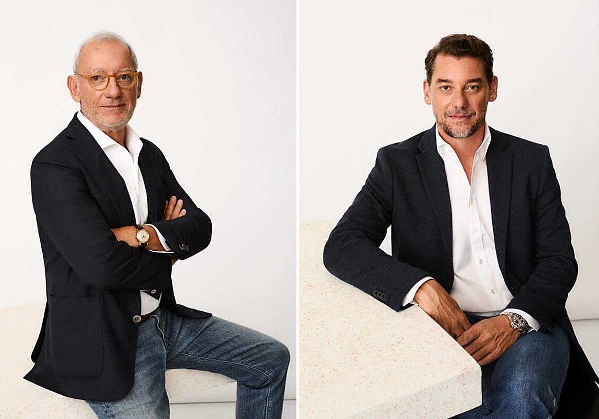 Isak Andic, fundador de Mango, y su hijo Jonathan.